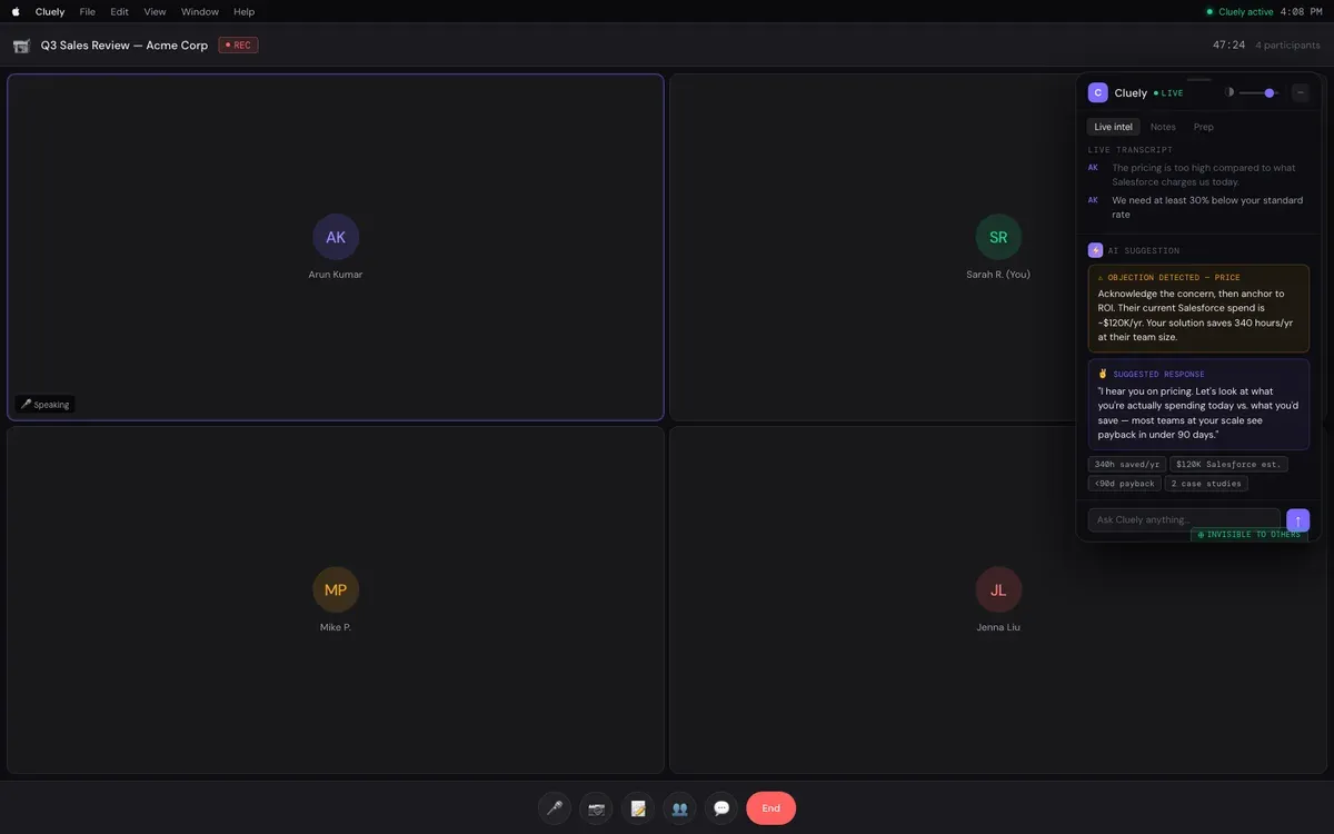 Cluely: A Real-Time Meeting Intelligence Assistant