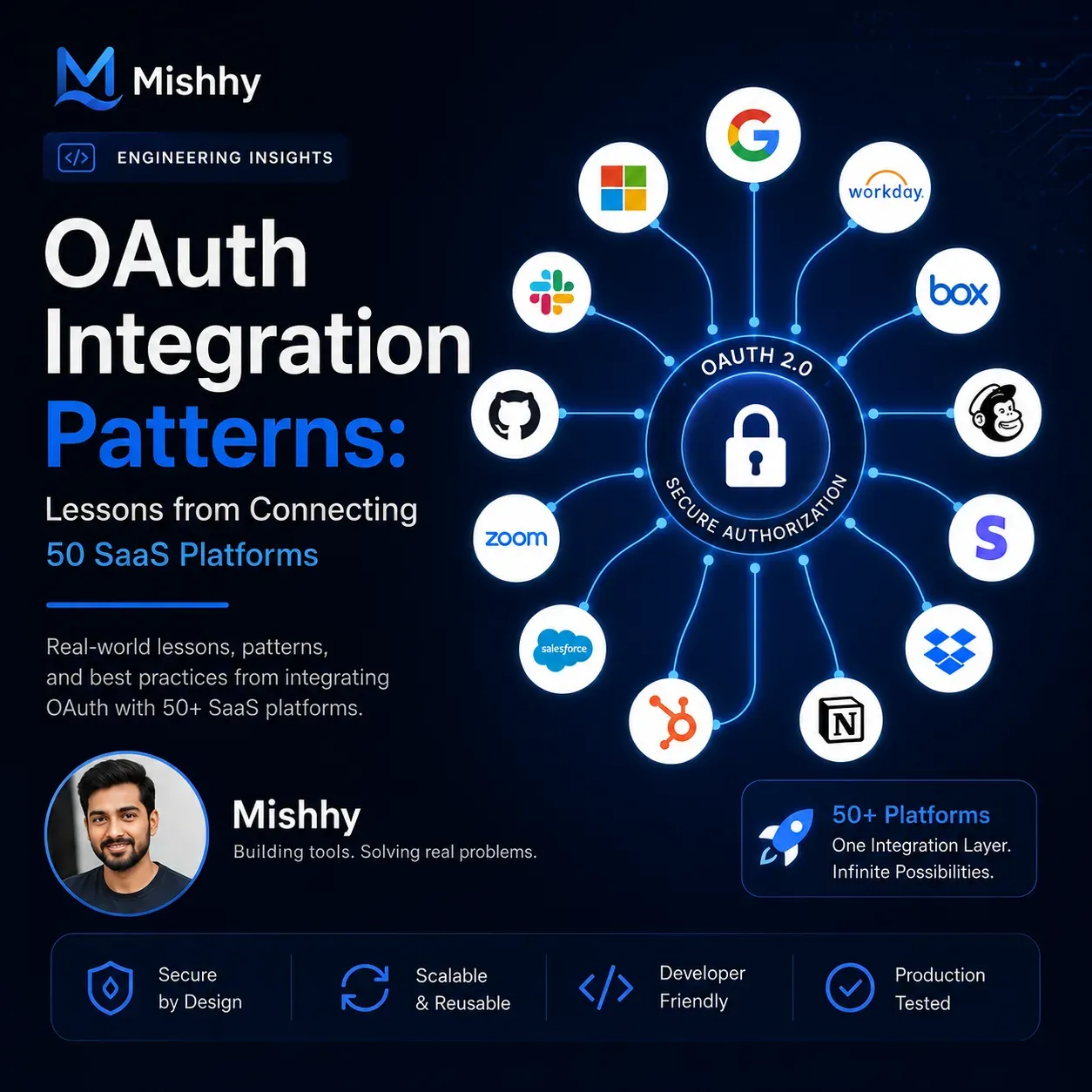 One OAuth interface, fifty provider implementations behind it